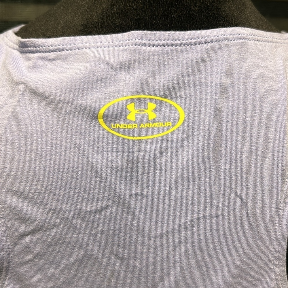 Under Armour Girls Purple Heat Gear “Dream & Believe” Front Print Tank YXL - Picture 5 of 8